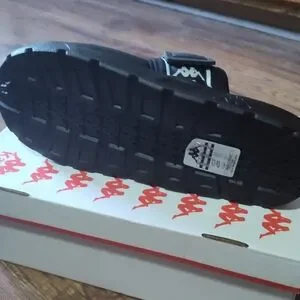 Kappa Black Slides / Sandals New w/Tags & Original Box.  Unisex Adult Size: 12 Kappa | Shoes | Kappa Black Slides Sandals New Wtags  main image 2
